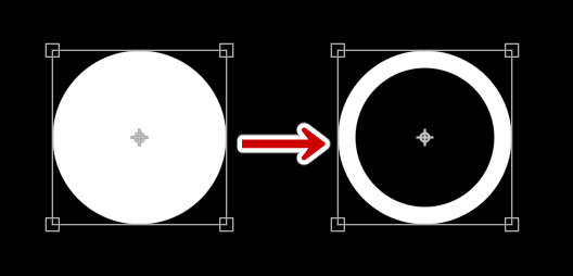 ライン幅変更例。
